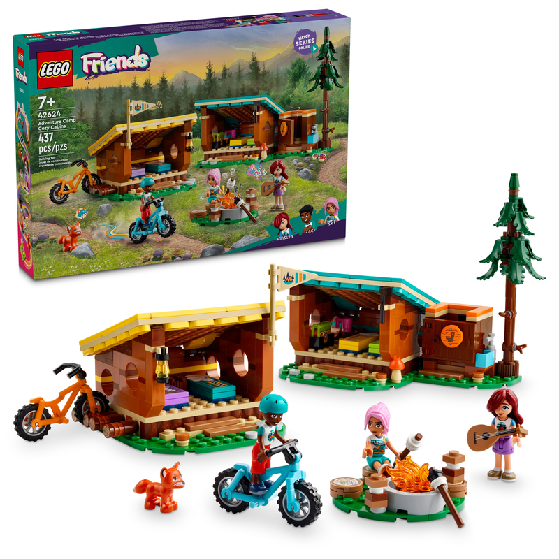 LEGO Adventure Camp Cozy Cabins 42624