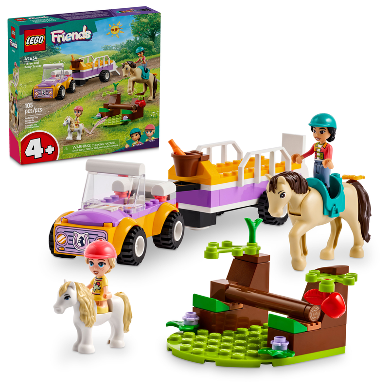 Remorque pour chevaux et poneys LEGO 42634