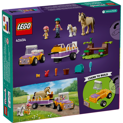 Remorque pour chevaux et poneys LEGO 42634