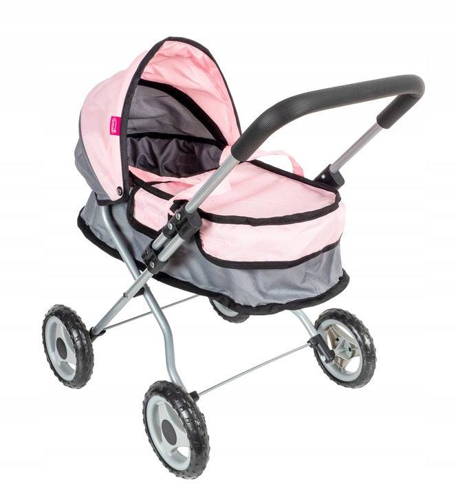 Bambolina Poppenwagen met Reiswieg