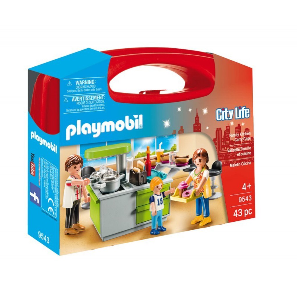 PLAYMOBIL 9543 City Life Keuken Meeneemkoffer