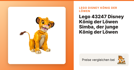 LEGO Disney 43247 Jonge Simba de Leeuwenkoning