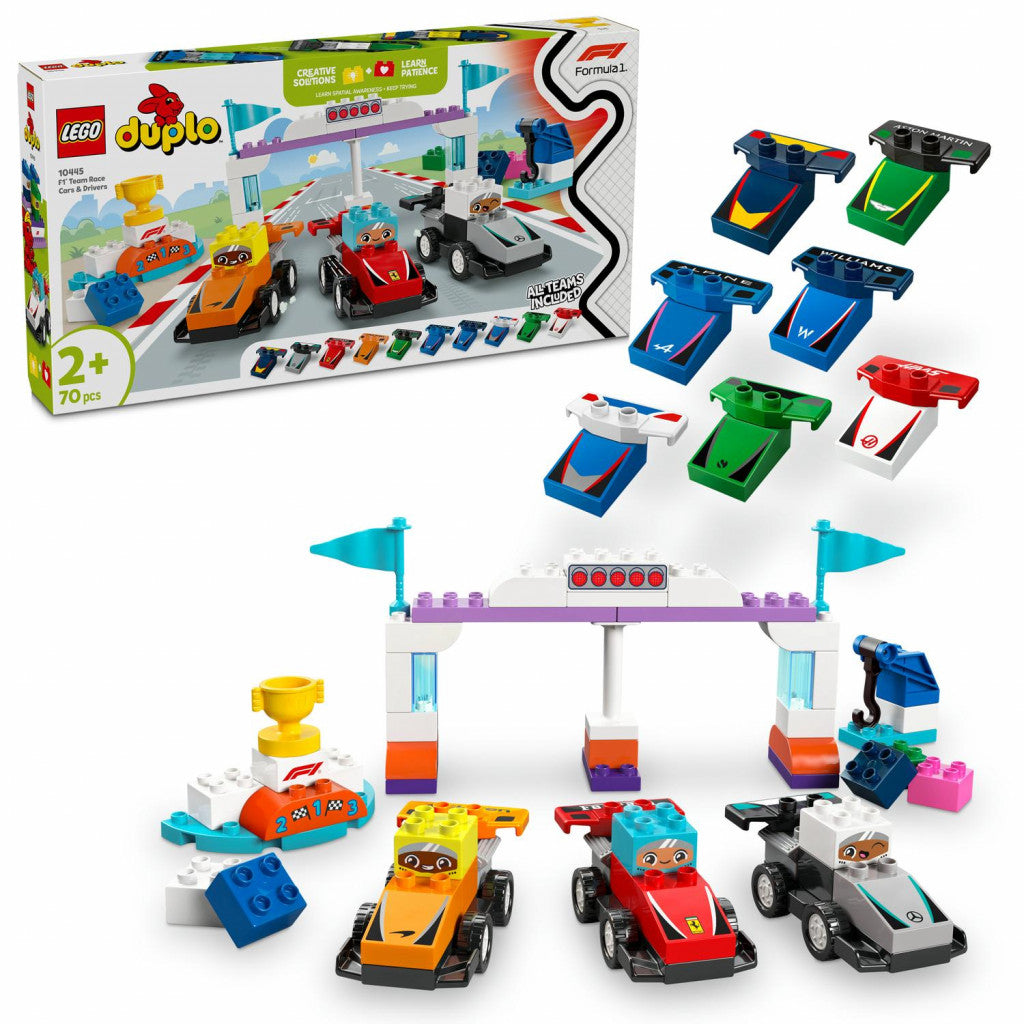 LEGO DUPLO 10445 F1 Team Racewagens & Coureurs