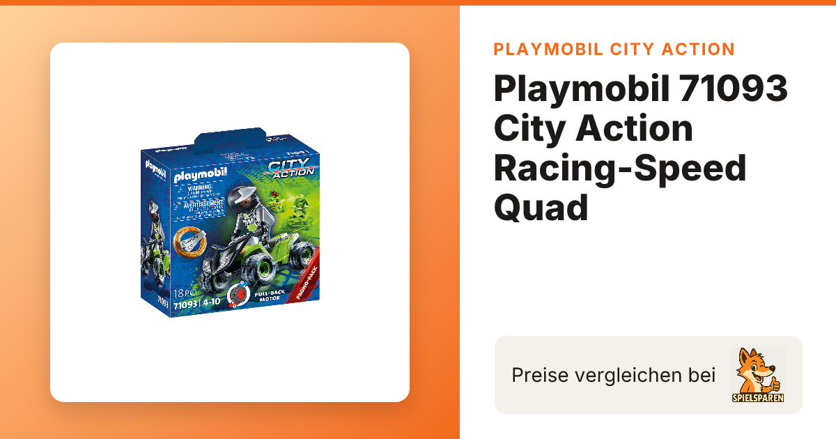 PLAYMOBIL 71093 Racing Quad