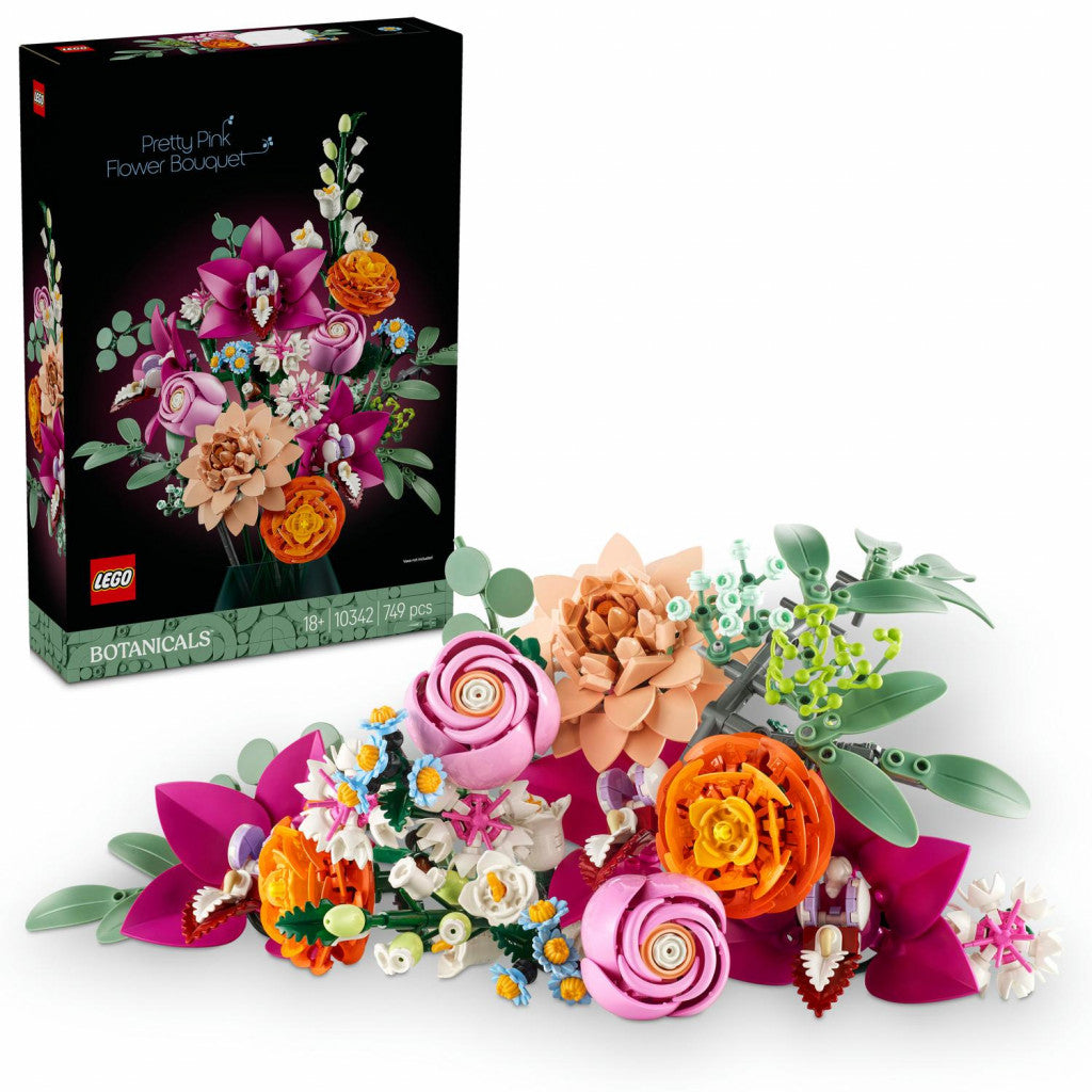 LEGO Botanicals 10342 Mooi Roze Bloemenboeket