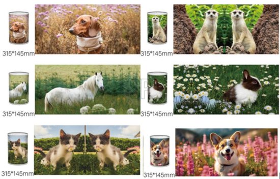 Spaarpot Dieren 10 x 15 cm - Assortiment