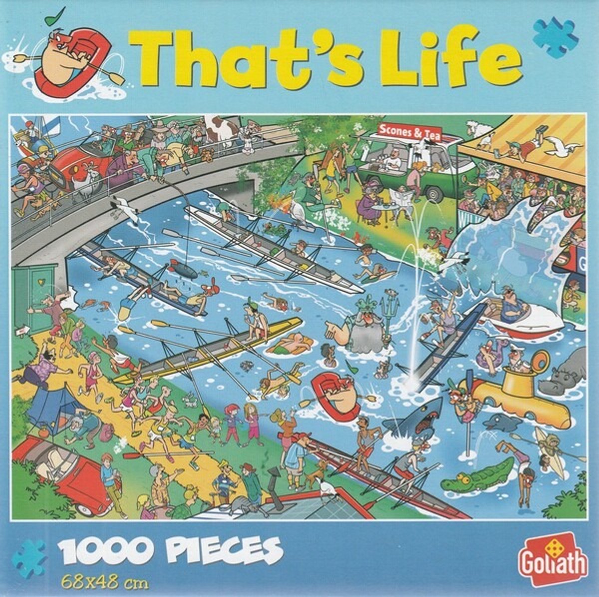 Goliath That's Life Boat Race - 1000 Stukjes