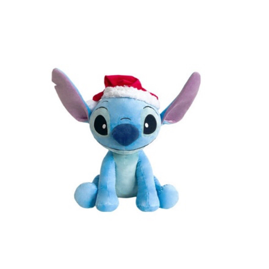 Disney Stitch met Kerstmuts Knuffel 50 cm