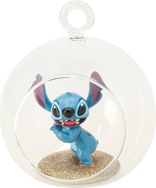 Disney Stitch Glazen Kerstbal 10 cm