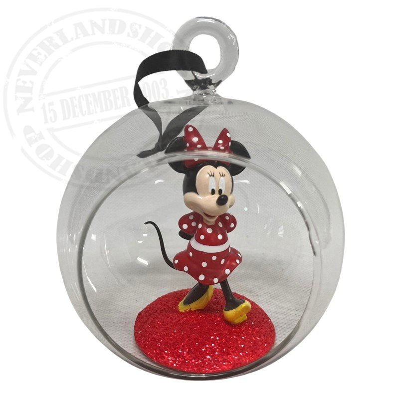 Disney Minnie Mouse Glazen Kerstbal 10 cm