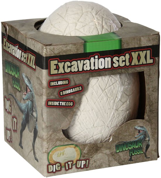 Dino XXL Uitgraafset met 8 Dinosaurussen