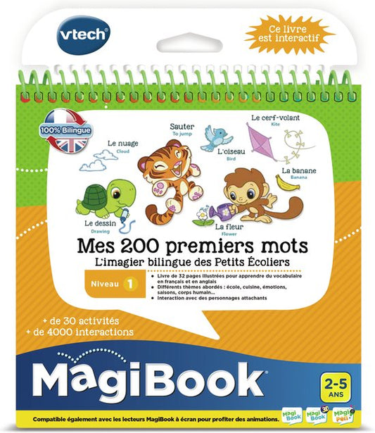 VTech MagiBook Mes 200 Premiers Mots Français-Anglais