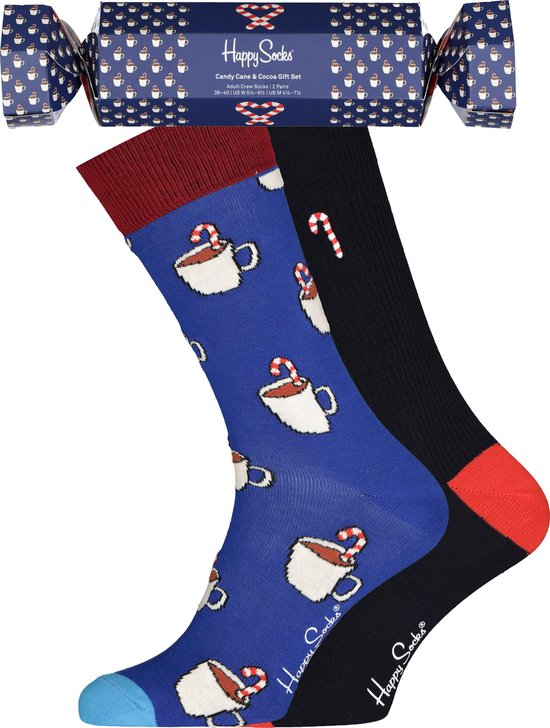 Happy Socks Candy Cane & Cocoa Gift Set 2-Pack