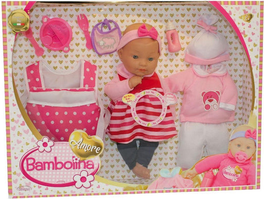 Amore Soft Body Baby Doll with Sounds 40 cm
