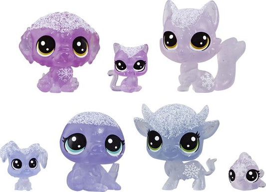 Littlest Pet Shop Frosted Favorites 7-Pack (Purple) - Hasbro