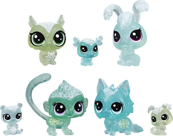 Littlest Pet Shop Frosted Favorites 7-Pack (Green) - Hasbro
