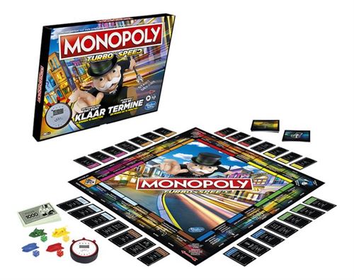 Monopoly Turbo Speed (Belgische Editie) - Hasbro
