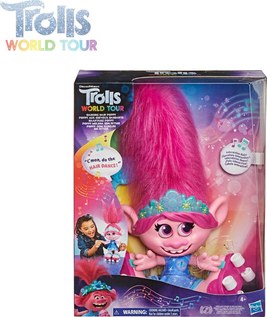 Trolls World Tour Dancing Hair Poppy - Hasbro