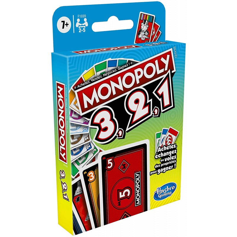 Monopoly 3,2,1 Card Game - Hasbro
