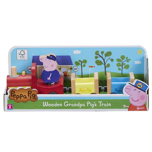 Peppa Pig Wooden Grandpa Pig's Train