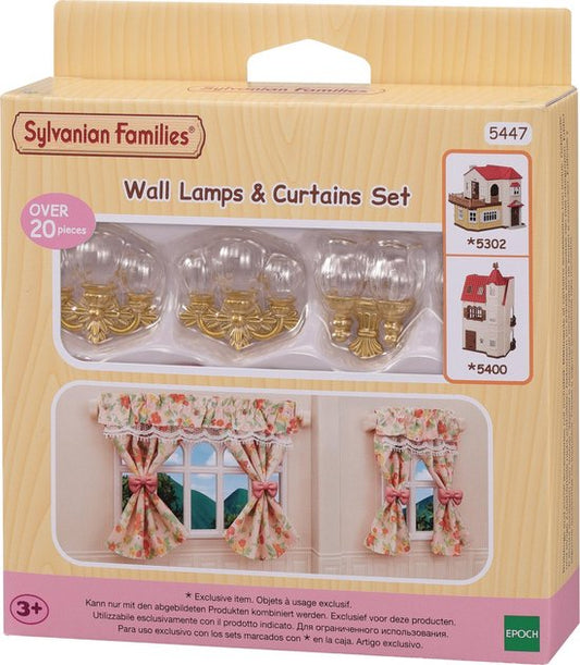 Epoch Wall Sconces & Curtains Set 5447