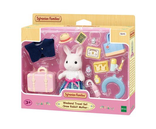 Sylvanian Families Weekend Travel Set - Snow Rabbit Mother 5641