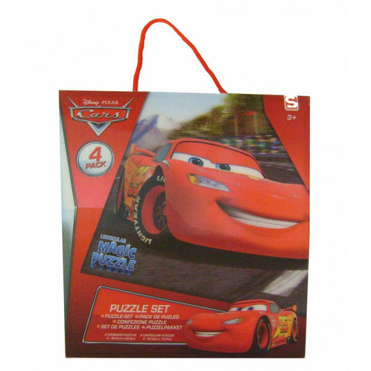 Disney Cars 3D Puzzle 4x24 Pieces