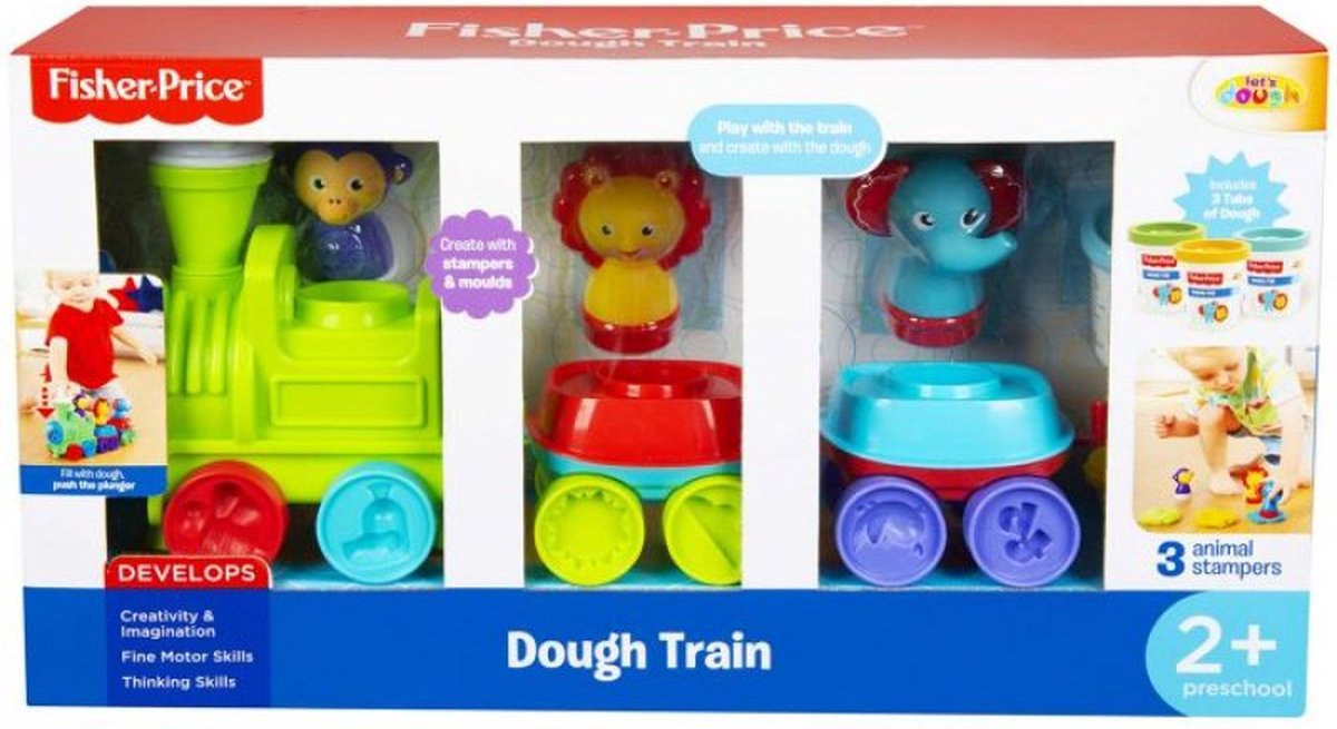 Fisher-Price Dough Train with 3 Characters FIC05646