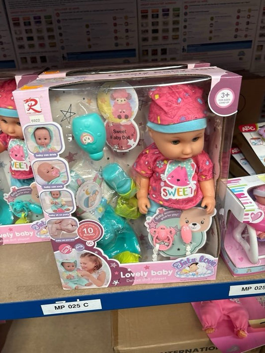 Tutu Love Deluxe Speaking Baby Doll Play Set 10 Sound