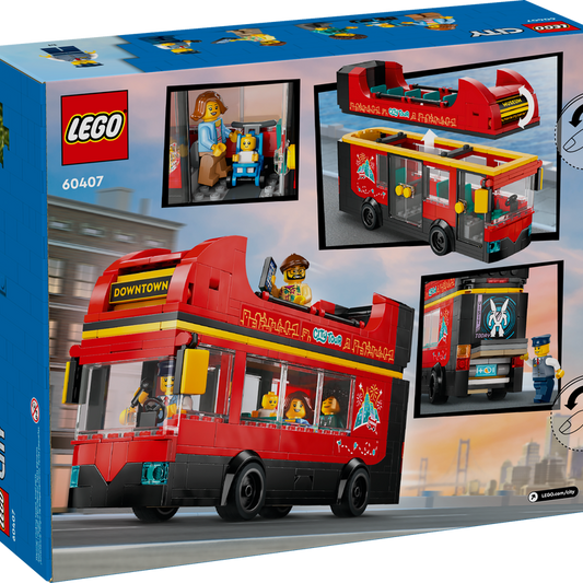 LEGO Bus touristique rouge à deux étages 60407