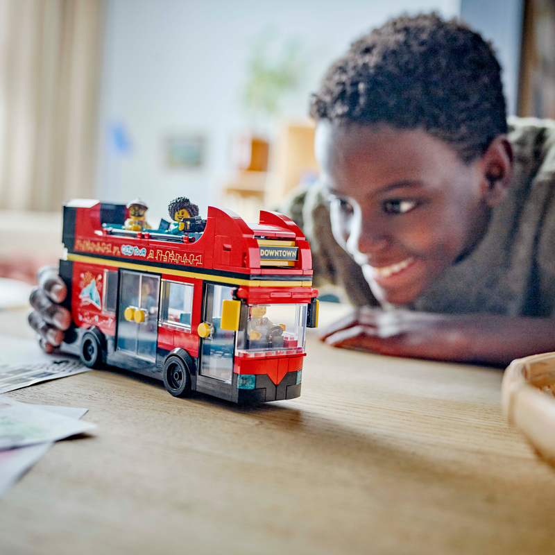 LEGO Bus touristique rouge à deux étages 60407