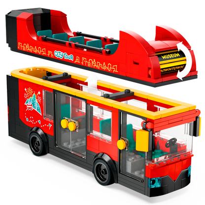 LEGO Bus touristique rouge à deux étages 60407