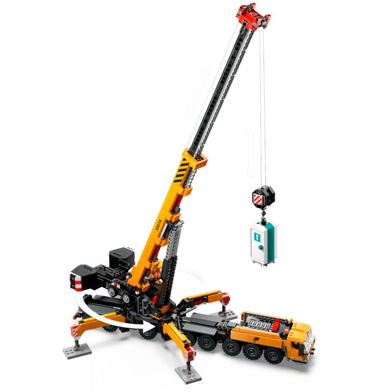 Grue mobile de construction jaune LEGO City 60409