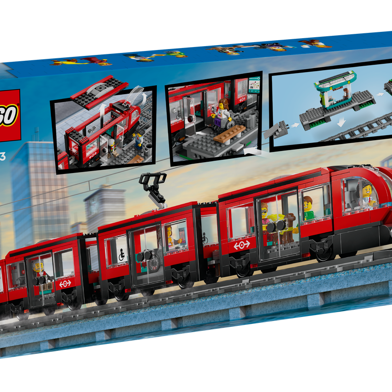 LEGO Downtown Streetcar and Station 60423