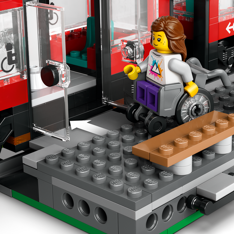 LEGO Downtown Streetcar and Station 60423