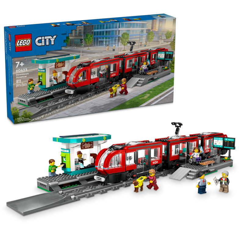 LEGO Downtown Streetcar and Station 60423