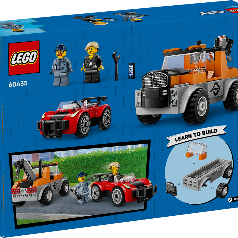 LEGO City Tow Truck and Sports Car Repair 60435