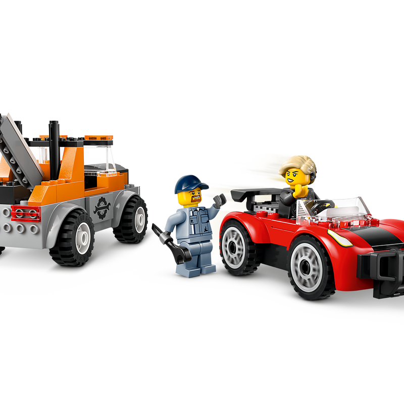 LEGO City Tow Truck and Sports Car Repair 60435