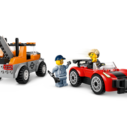 LEGO City Tow Truck and Sports Car Repair 60435