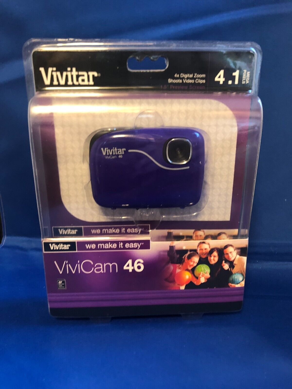 Vivitar ViviCam 46 Digital Camera – Blue