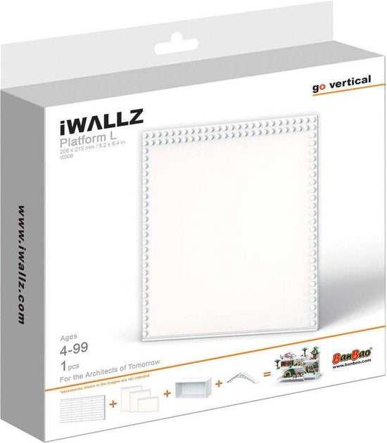 BanBao iWALLZ Platform Large White i8006