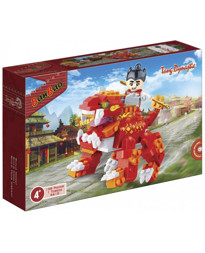 BanBao Tang Dynasty Red Dragon 6610