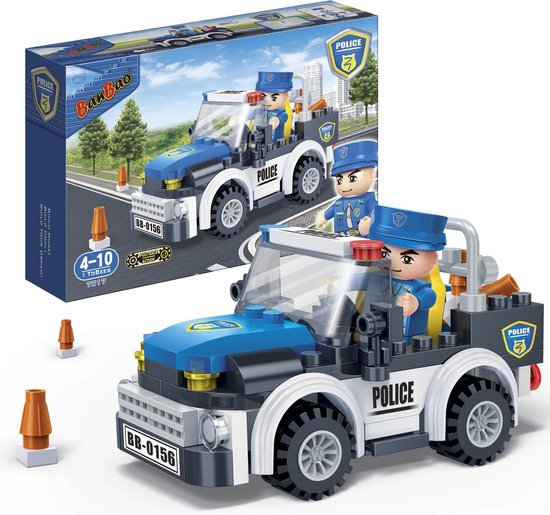 BanBao Police Car with Pull-Back Action 7017