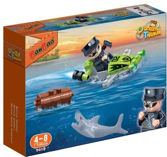 BanBao Duncan's Treasure – General Piranha's Wave Runner 7419