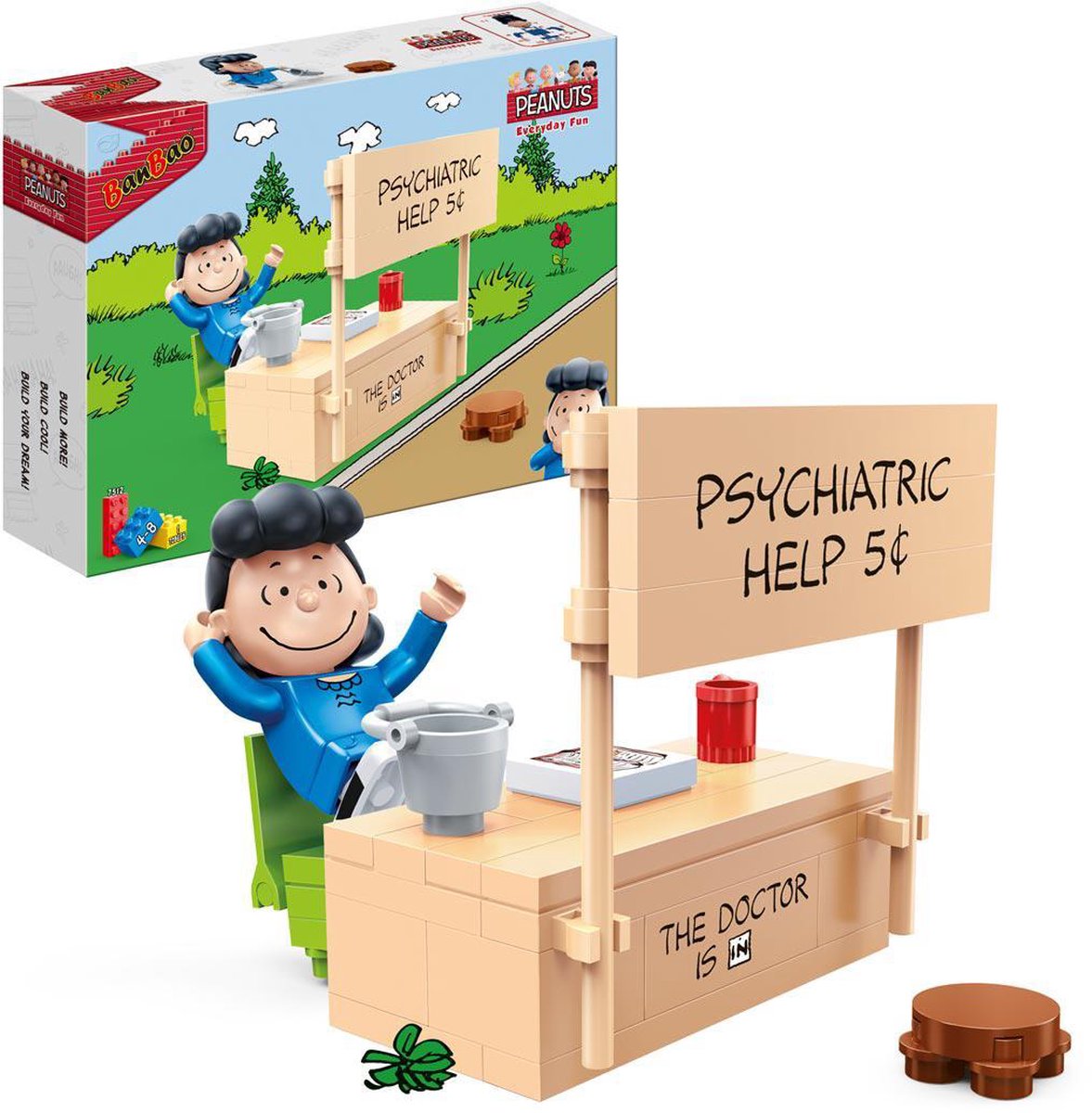 BanBao Peanuts Lucy's Counseling Center 7512