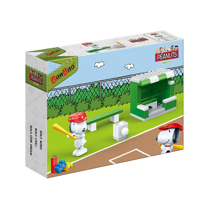 BanBao Snoopy Baseball Field 7531