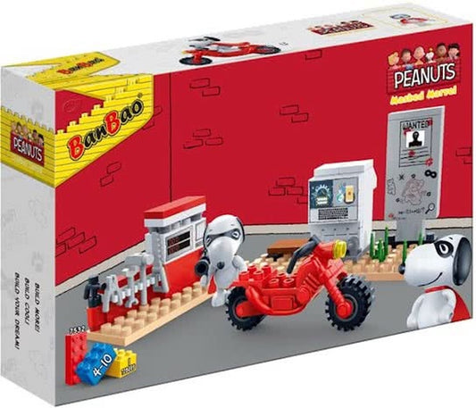 BanBao Snoopy Motor Workshop 7532