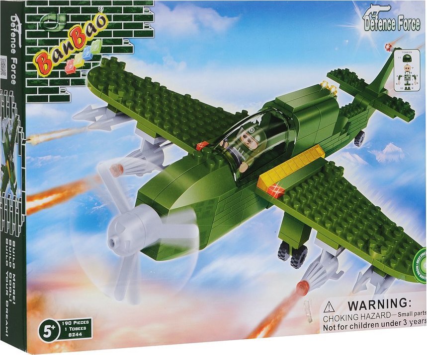 BanBao Defence Force Fighter Jet Building Set 8244
