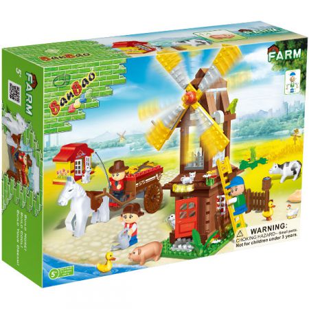 BanBao Farm Windmill Building Set 8575
