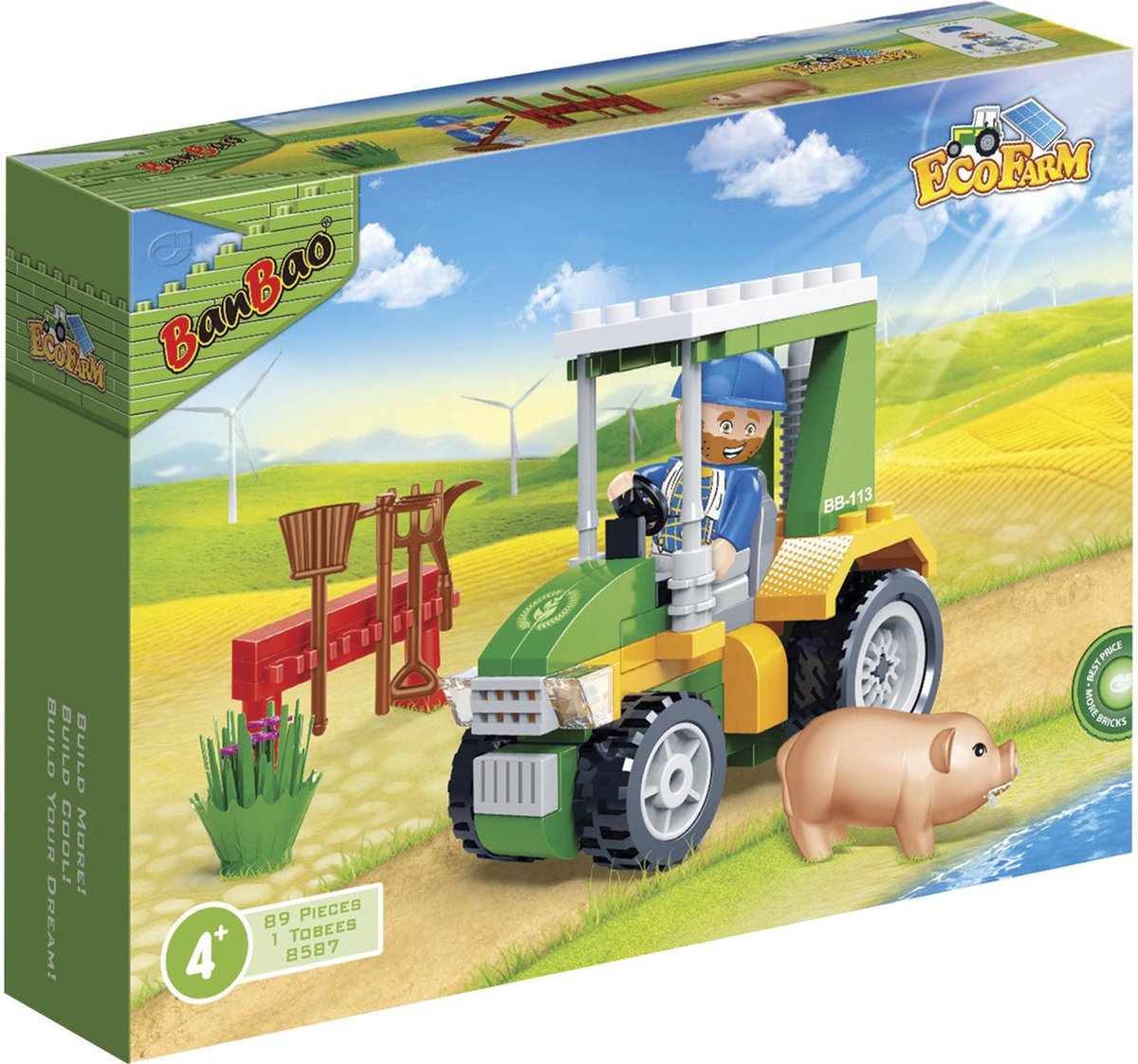 BanBao Eco Farm Tractor Building Set 8587